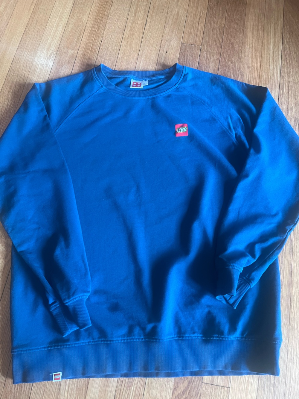 Lego Blue Crewneck Sweatshirt with Small Logo